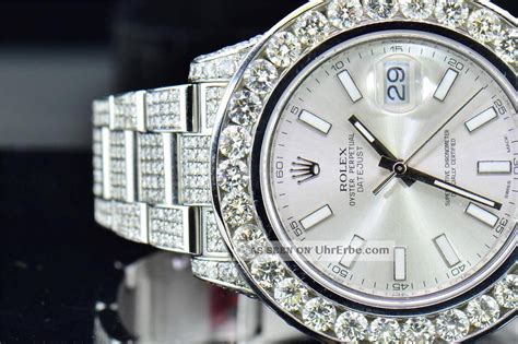 rolex uhr herren diamanten|rolex wanduhr original.